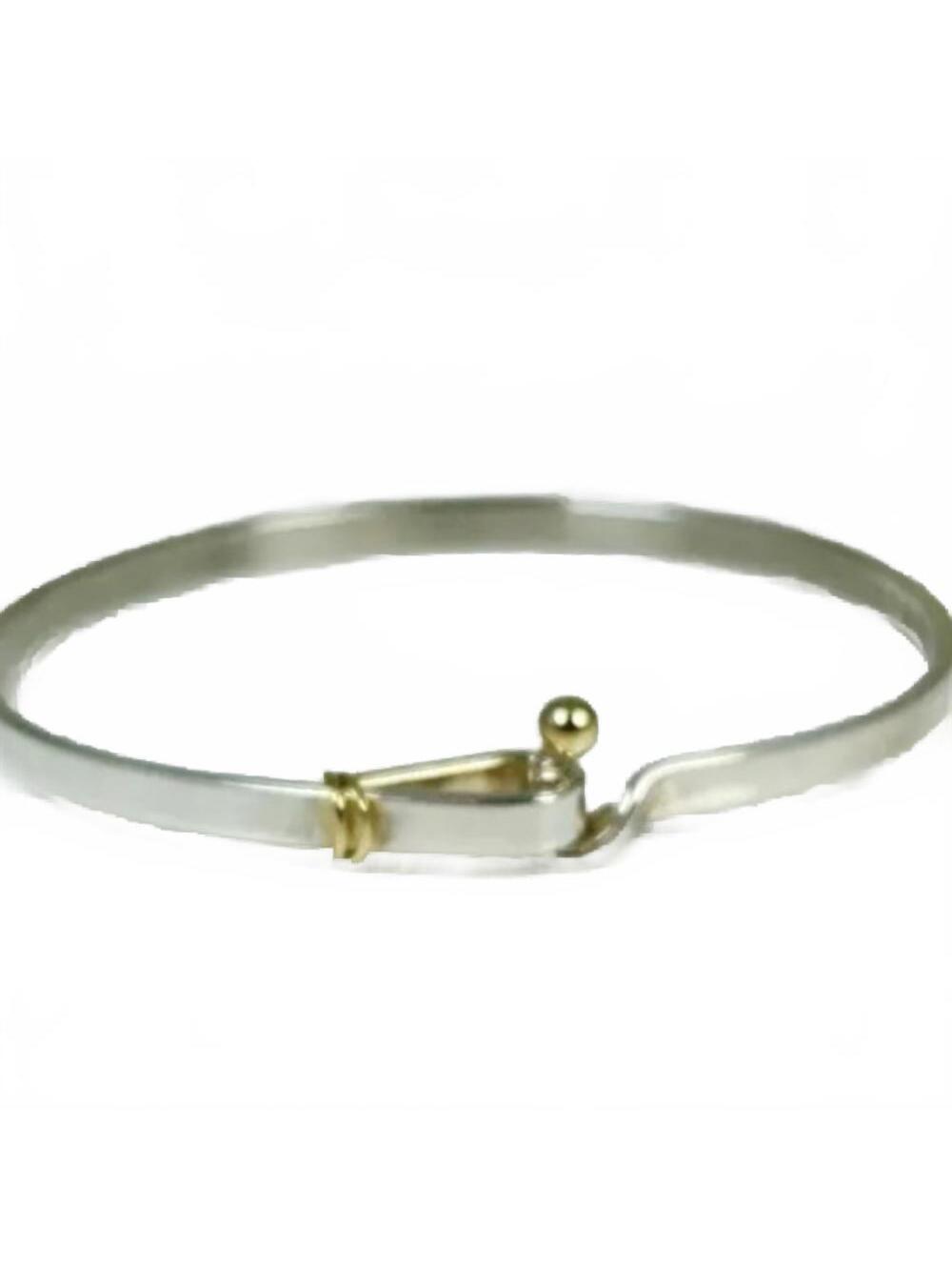 Retired Tiffany & Co Hook & Eye Ball Bracelet 18k 750 925
